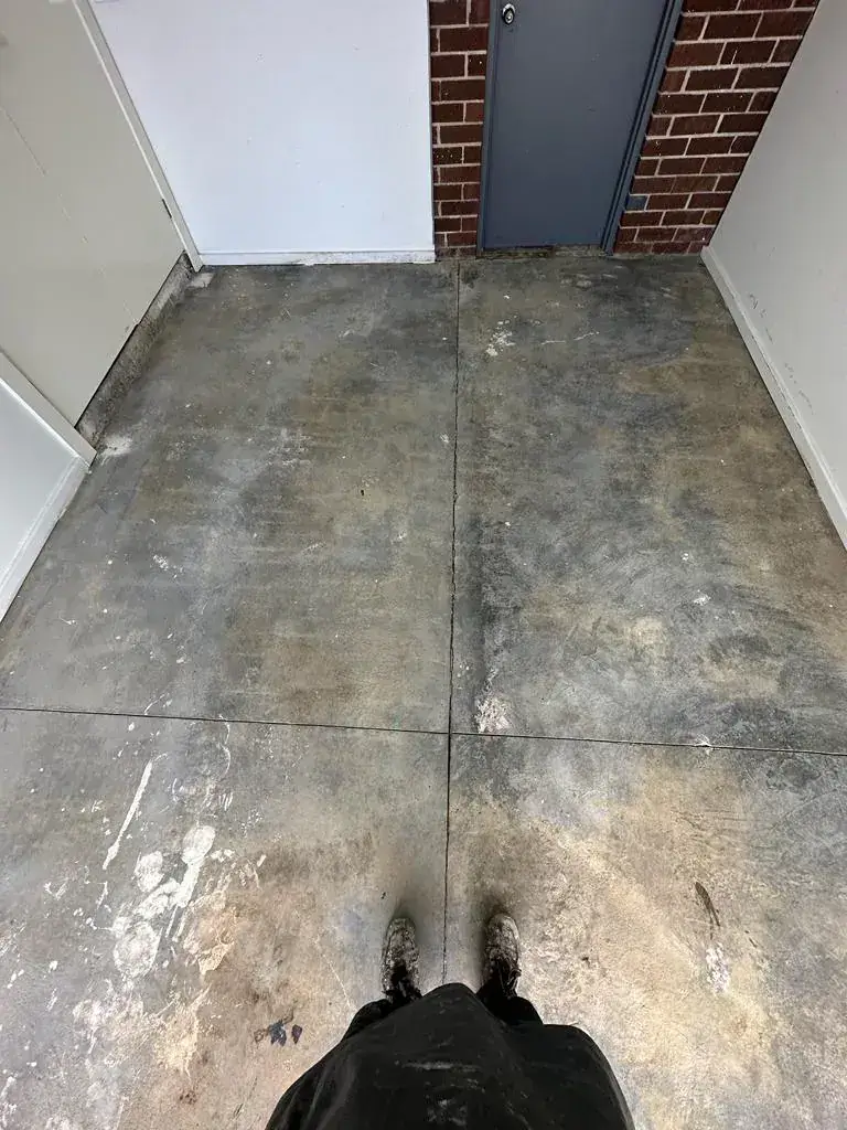 Boring concrete alfresco